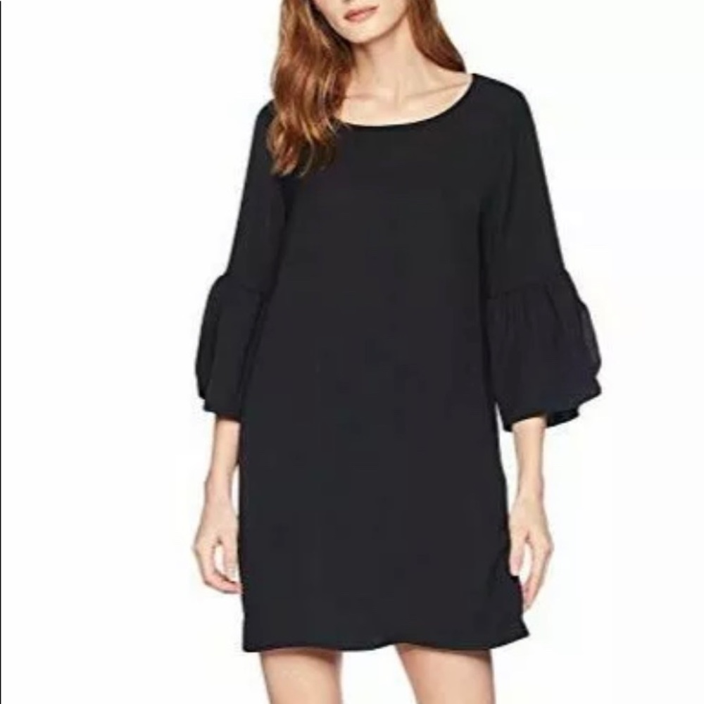 NEW $125 American Rose Women's Black Solid Dress S